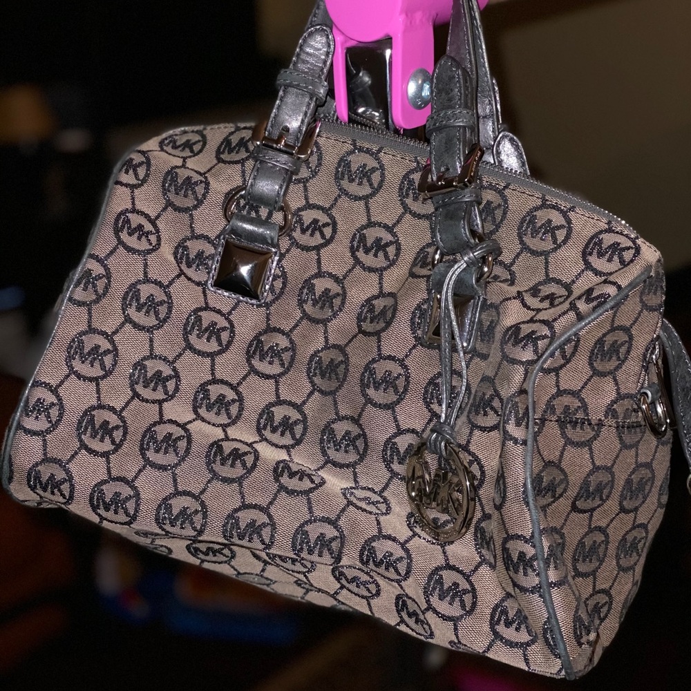 Authentic MK gray purse